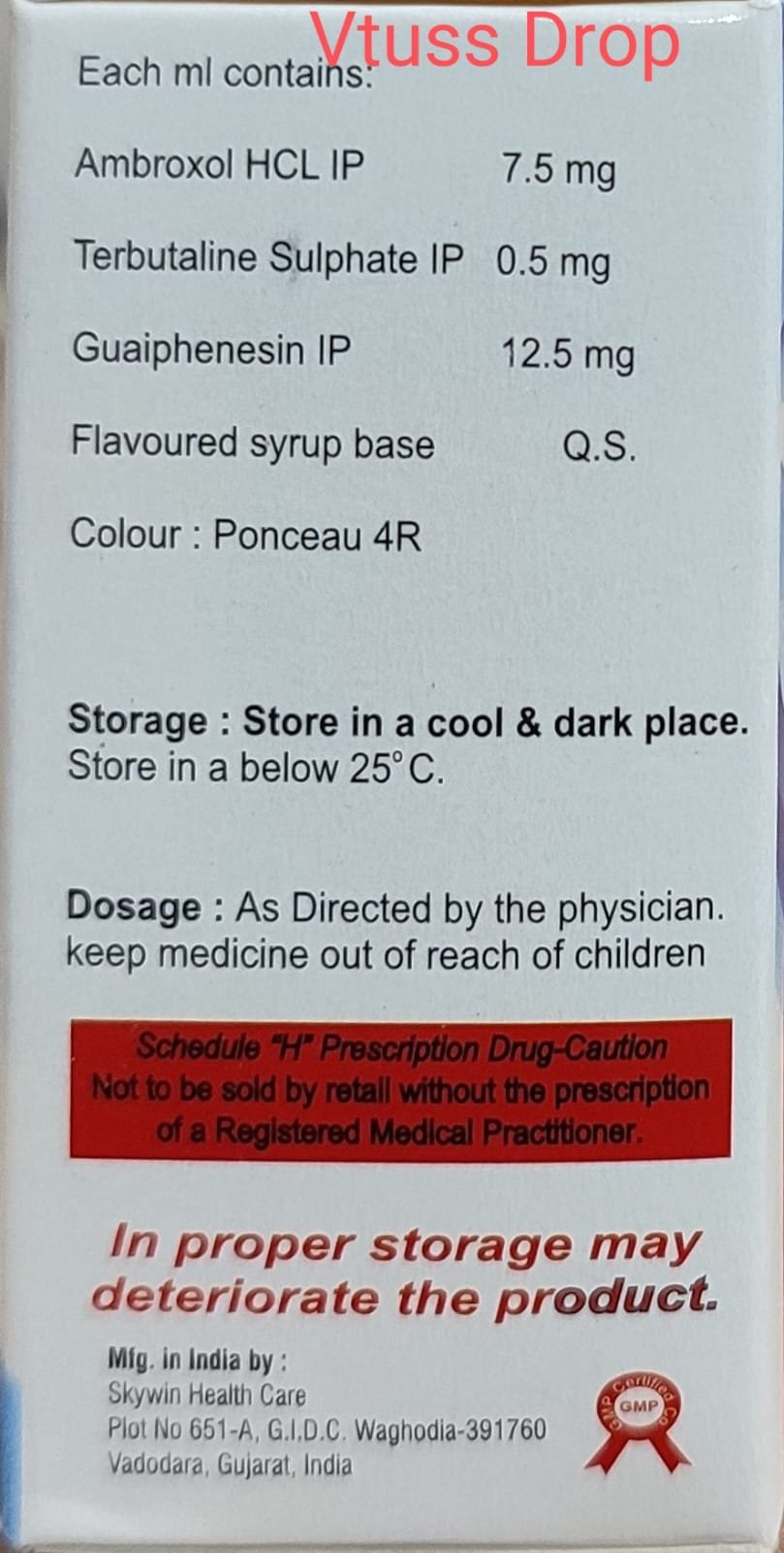  VTuss Drops – Herbal Cough Relief for Infants & Children